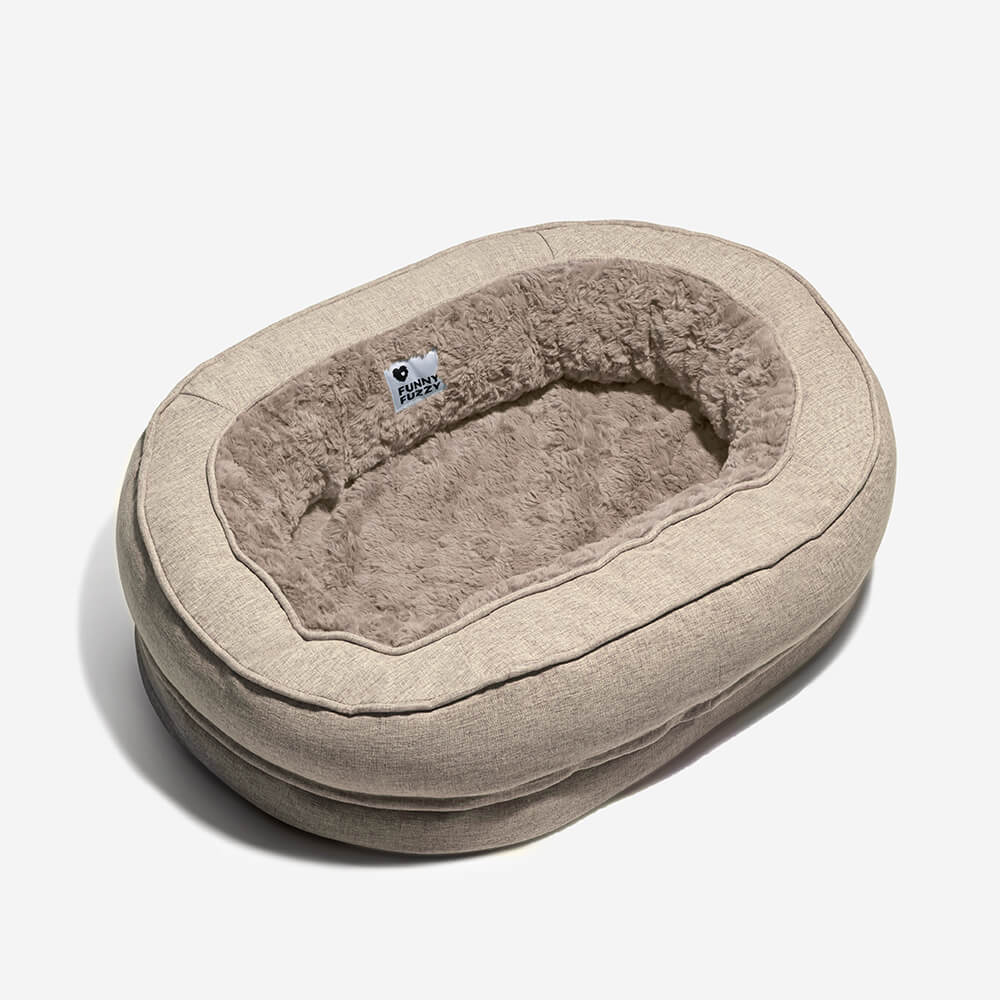 Orthopaedic Machine Washable Dog Bed Calming Bed - Donut