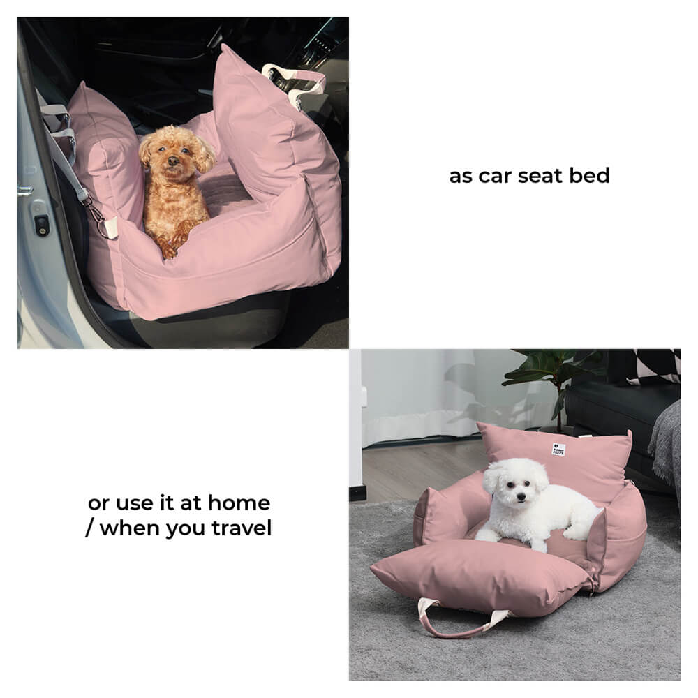Waterproof Dog Car Seat Bed - Roadtrip