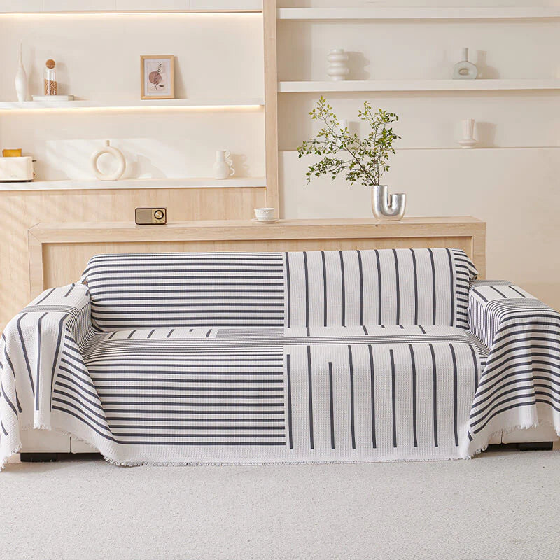 Geometric Pattern MultiColour Sofa Cover - Modern Design for a Stylish Home Sofa Throws
