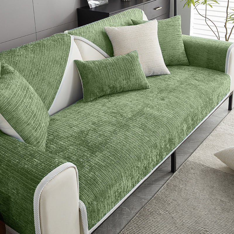 Waterproof Antimicrobial Simple Chenille Fabric Anti-scratch Outdoor Garden Sofa Cover