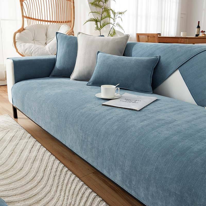 Waterproof All-season Stain-resistant Durable Corner Sofa Cover - Retro