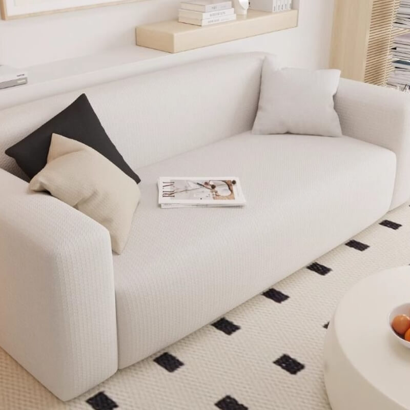 High-Elastic Water-resistant and Anti-Scratch Armchair Covers Settee Covers Full Wrap Sofa Protection Sofa Cover