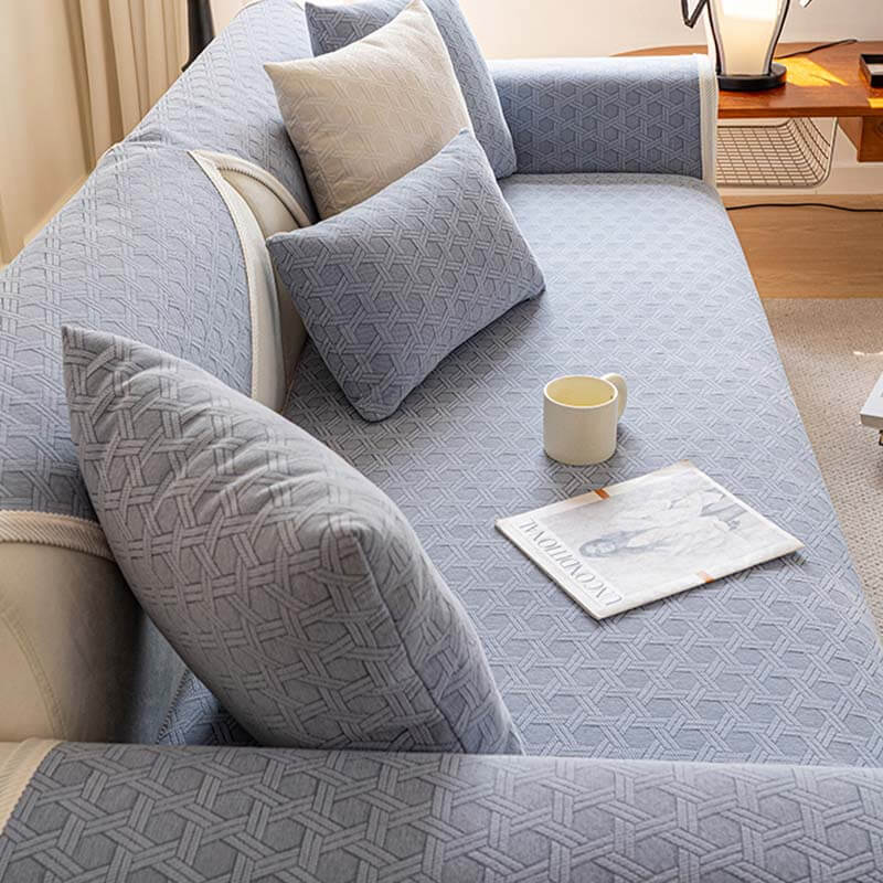Jacquard Chenille Fabric Water-resistant & Oil-proof Sofa Cover