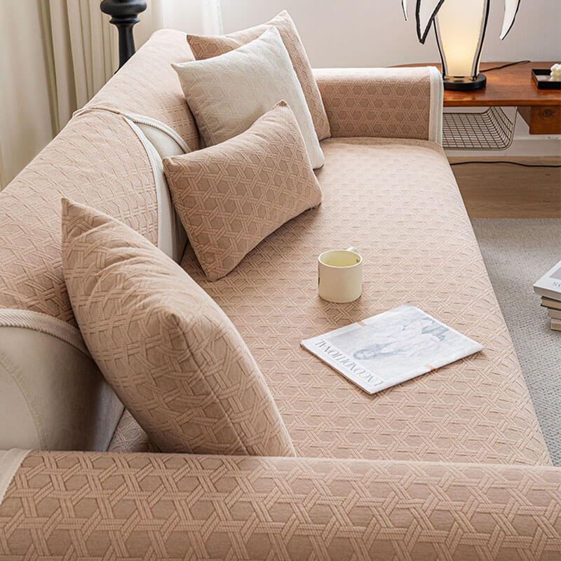 Jacquard Chenille Fabric Water-resistant & Oil-proof Sofa Cover