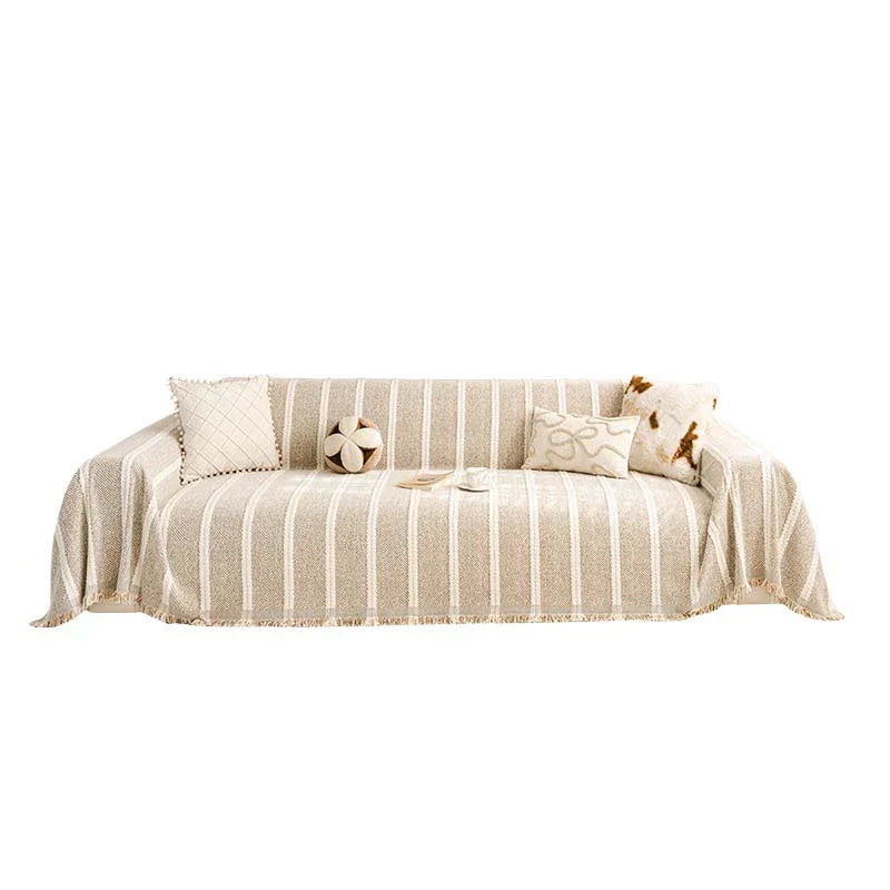 Large Herringbone Chenille Thickened Scratch-Resistant Sofa Cover Protection Sofa Throw Cover