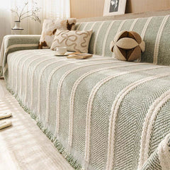Large Herringbone Chenille Thickened Scratch-Resistant Sofa Cover Protection Sofa Throw Cover