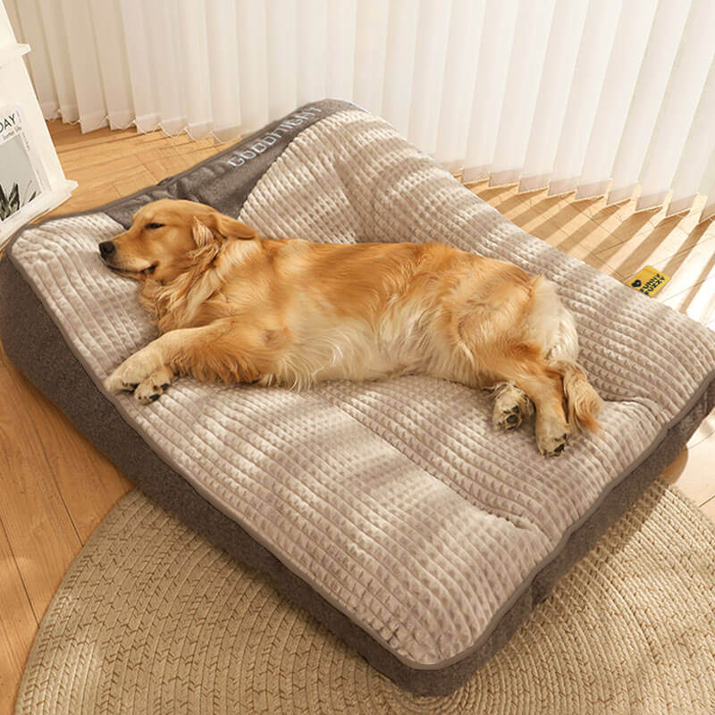 Customized Large Thick Scratch-resistant Spine Protection Orthopaedic Dog Cushion Bed