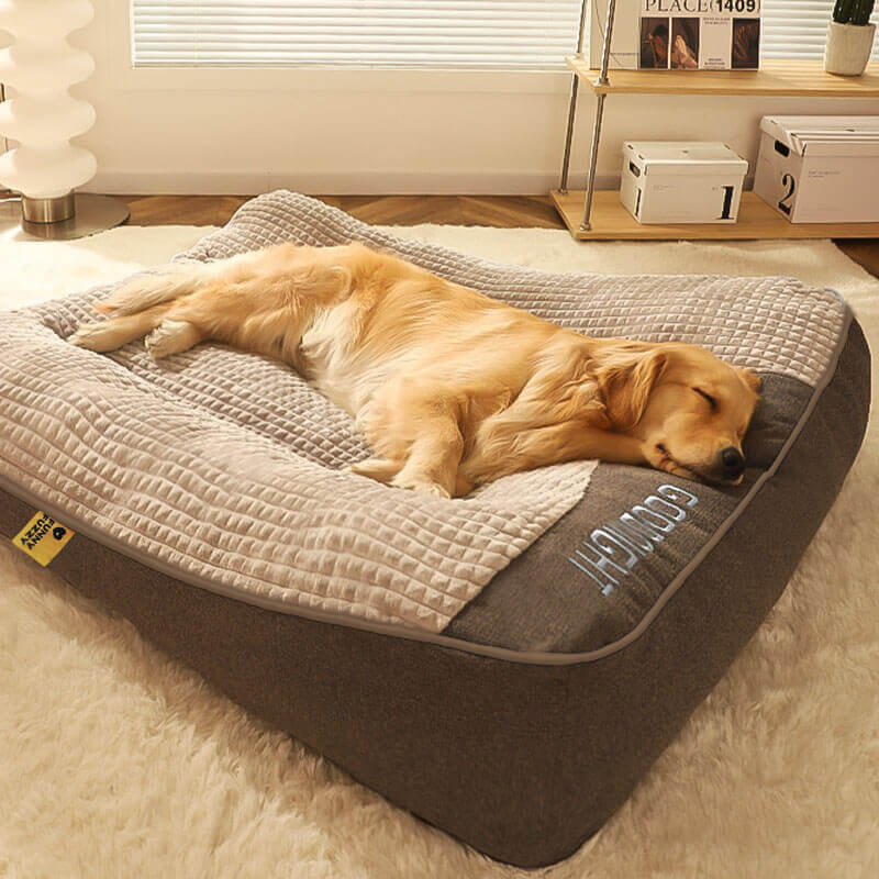 Large Thick Scratch-resistant Spine Protection Orthopaedic Dog Cushion Bed