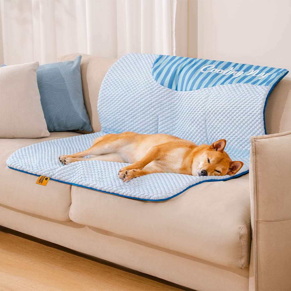 Large Washable Cooling Non-slip Dog Mat for Crate
