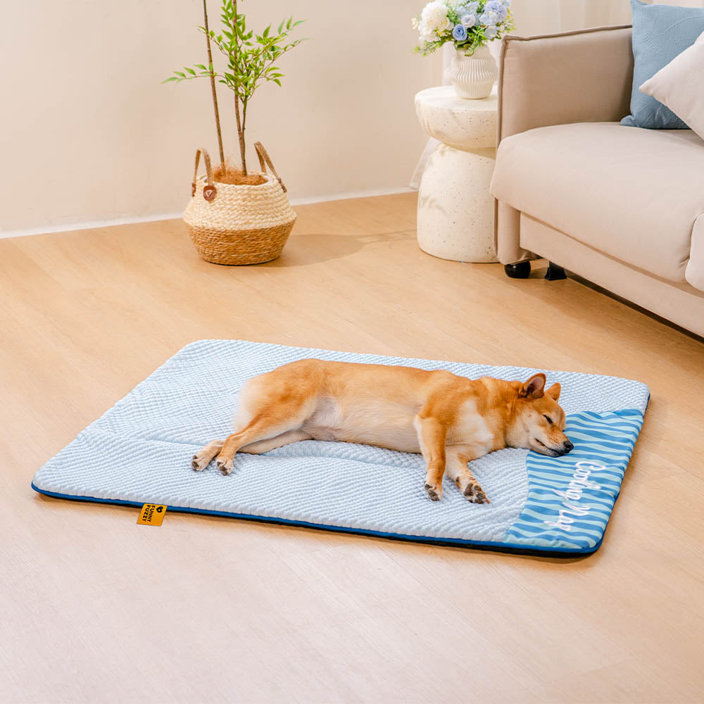 Large Washable Cooling Non-slip Dog Mat for Crate
