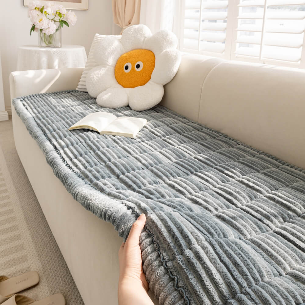 Waterproof Lazy Soft Flannel Breathable Pet Mat Non-slip Corner Couch Cover