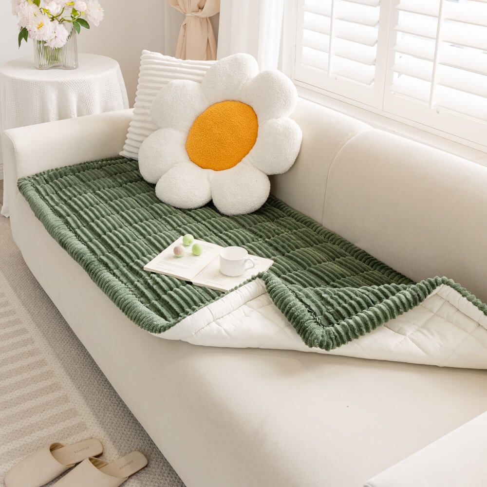 Waterproof Lazy Soft Flannel Breathable Pet Mat Non-slip Corner Couch Cover