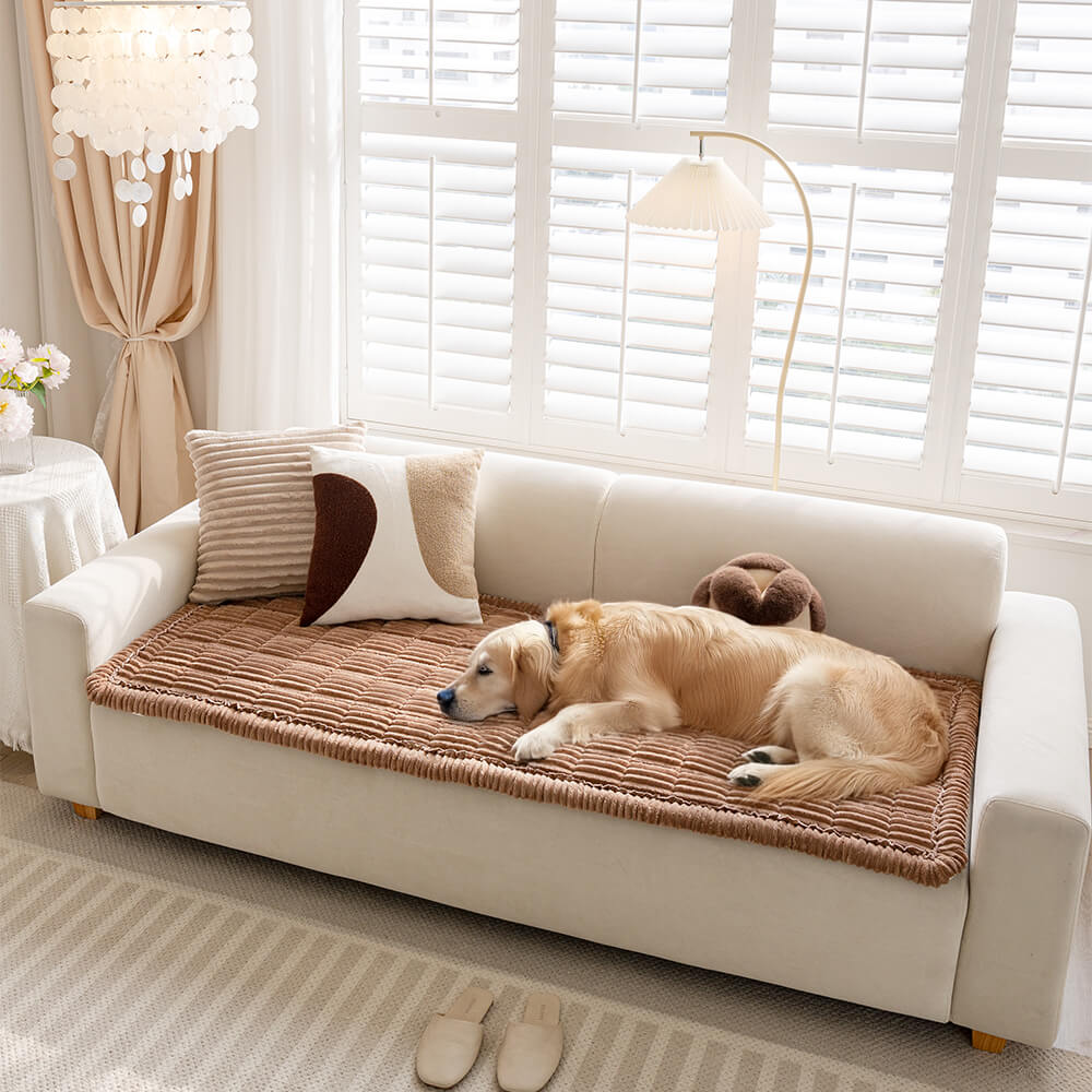 Waterproof Lazy Soft Flannel Breathable Pet Mat Non-slip Corner Couch Cover