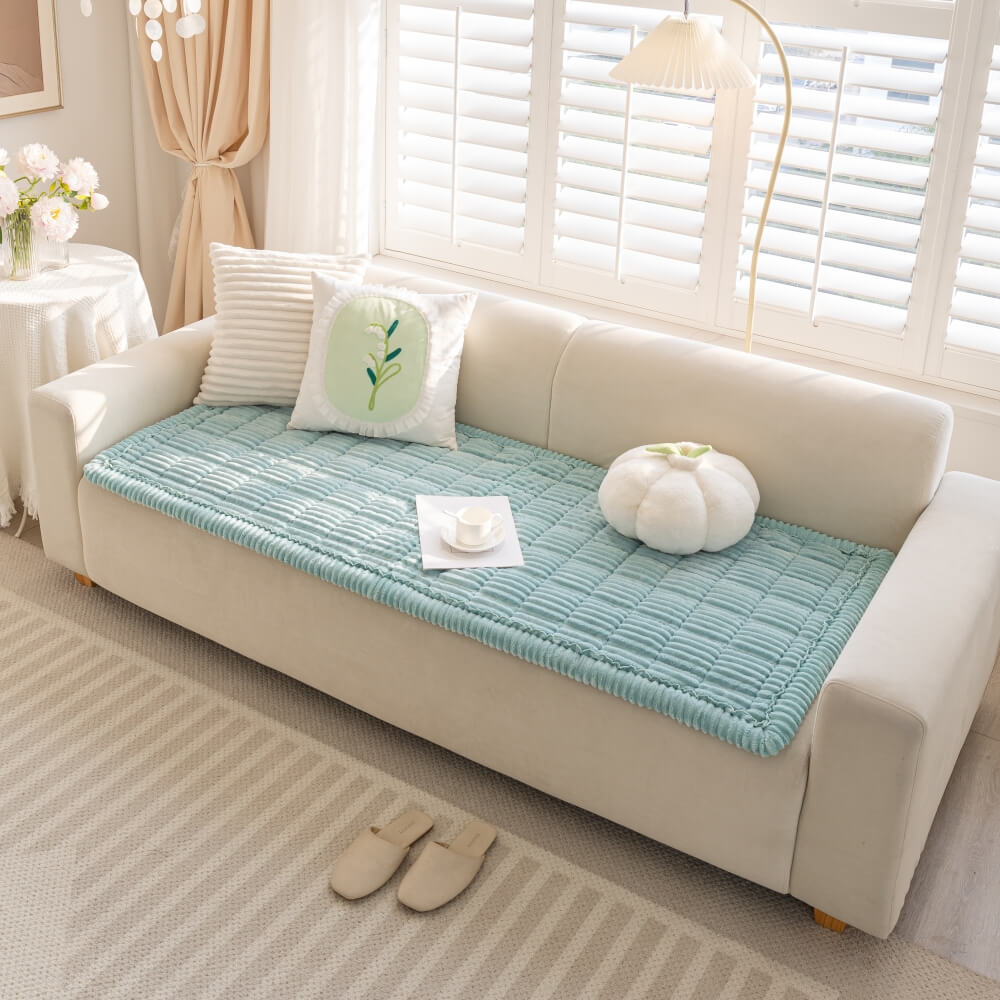 Waterproof Lazy Soft Flannel Breathable Pet Mat Non-slip Corner Couch Cover