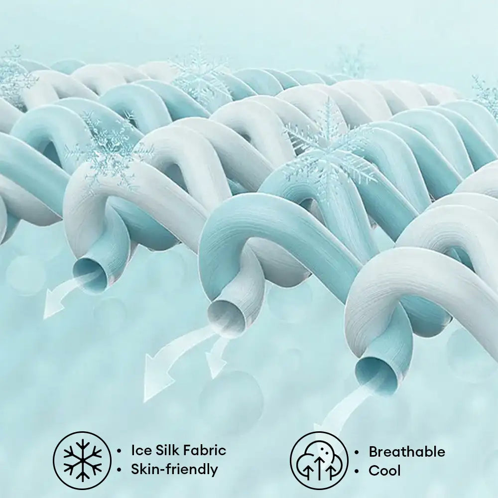 Lightweight Double-Sided Solid Color Cooling Ice Silk Cold Effect Blanket