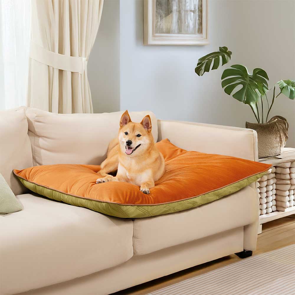 Luxury Water-repellent Dual-Sided Calming Garden Outdoor Dog Mat Bed