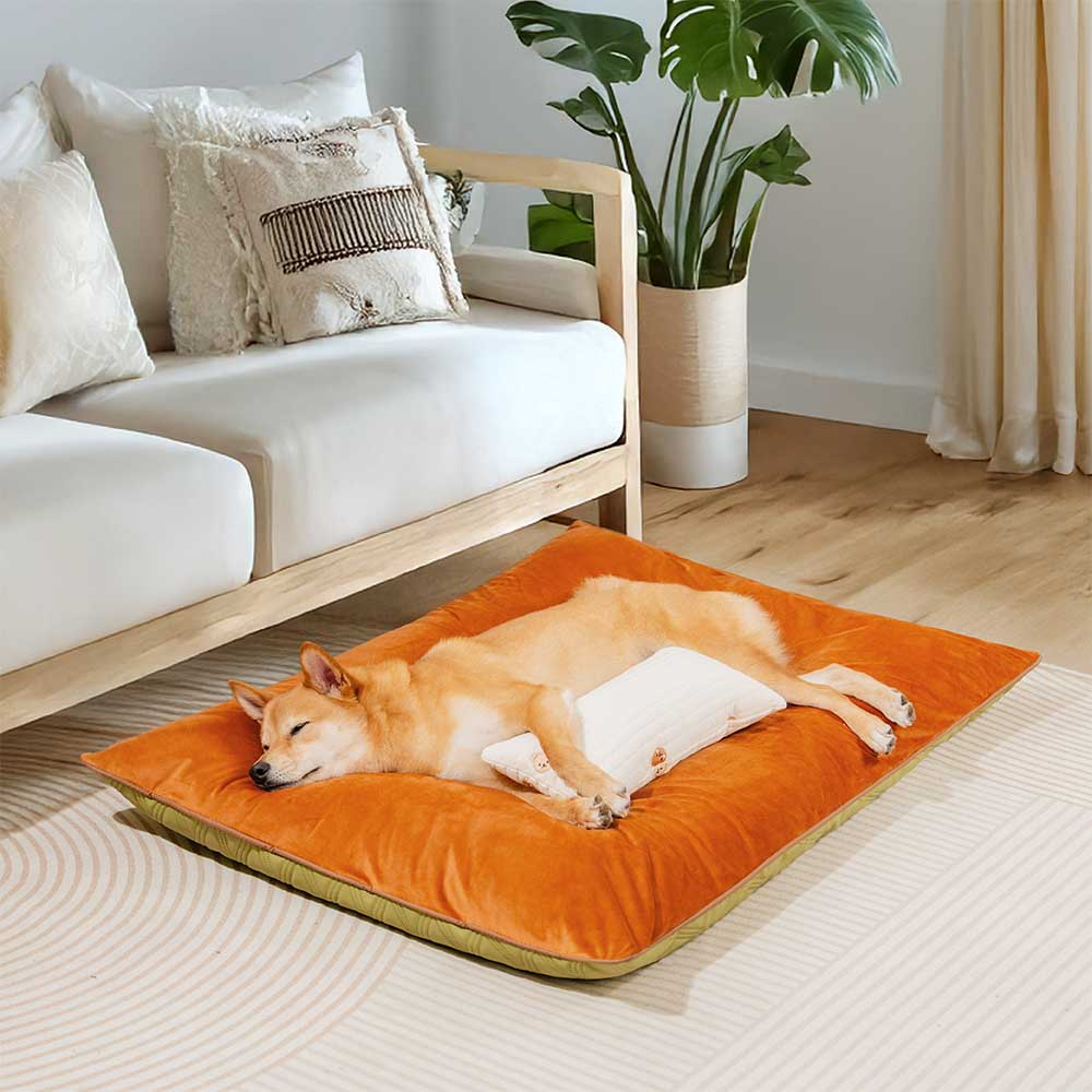 Luxury Water-repellent Dual-Sided Calming Dog Mat Bed