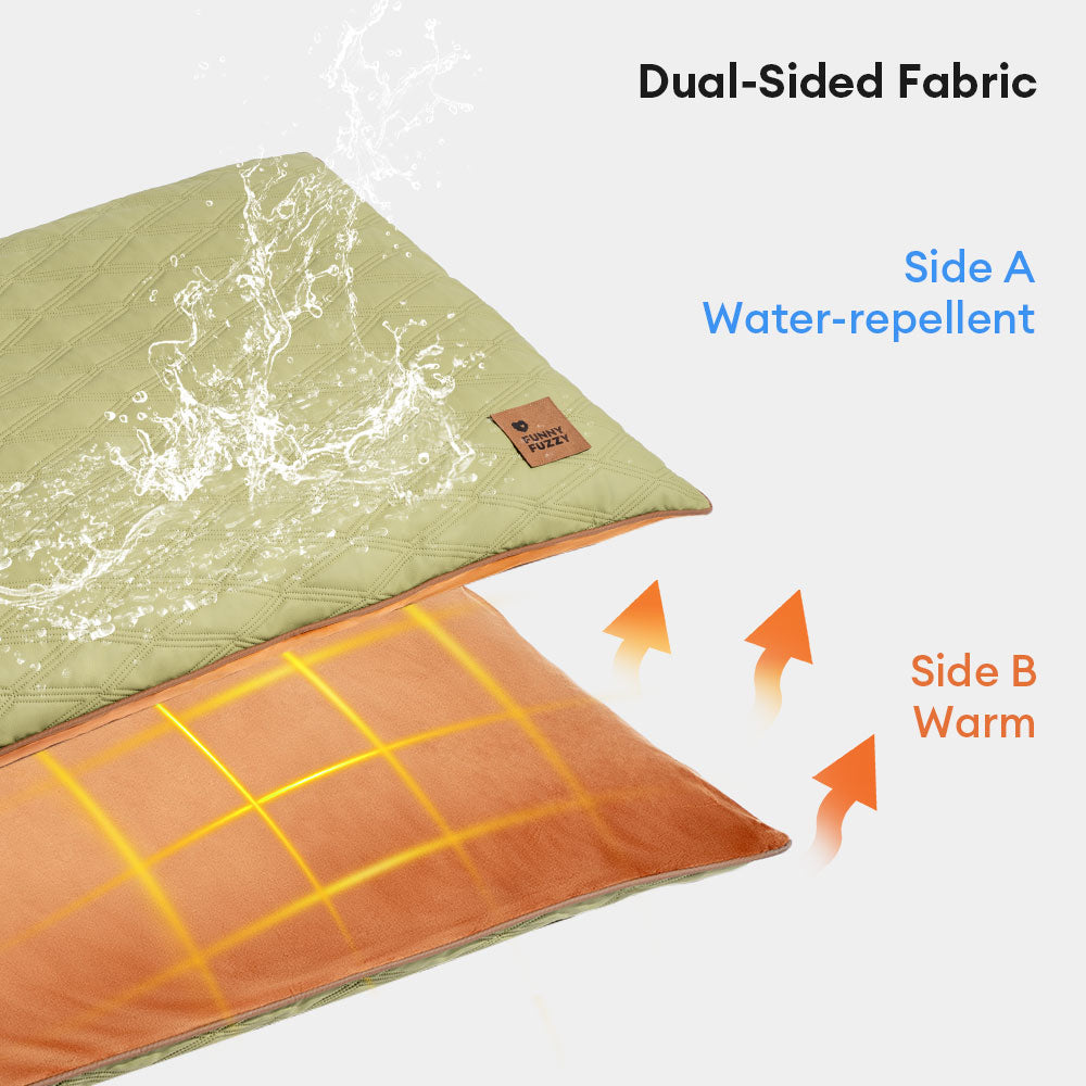 Luxury Water-repellent Dual-Sided Calming Dog Mat Bed