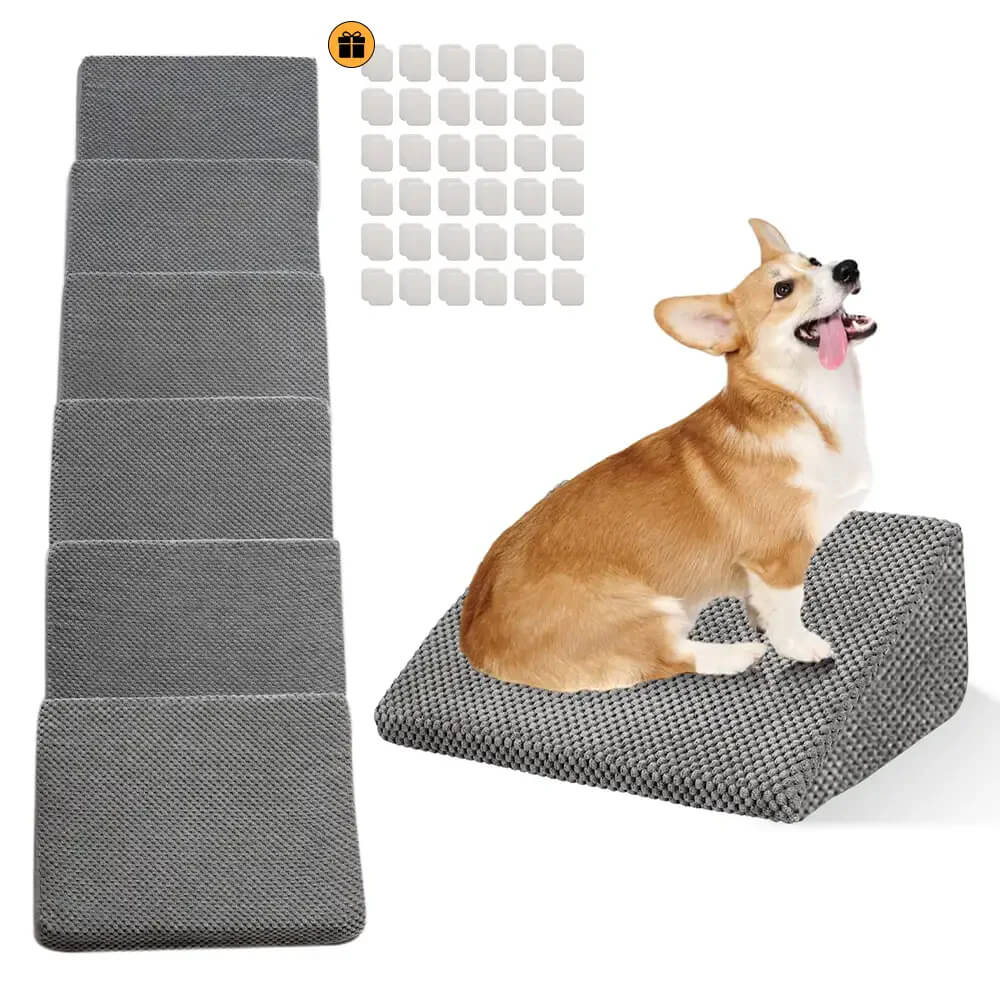 Modular Foam Dog Ramp Steps for Staircase Stairs with Velcro