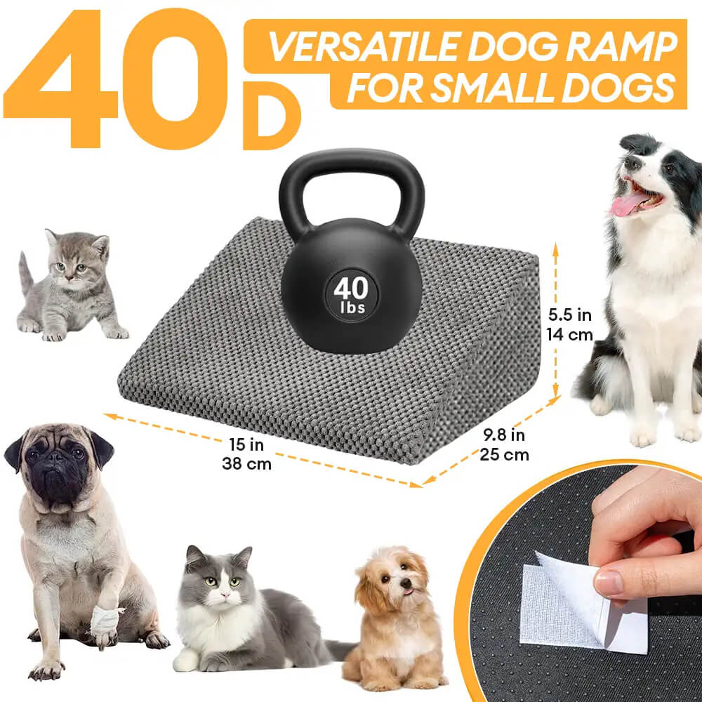 Modular Foam Dog Ramp Steps for Staircase Stairs with Velcro
