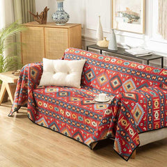 Moroccan Jacquard Multifunctional Throw Blanket Outdoor Garden Sofa Cover Sofa Throws
