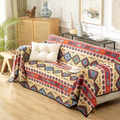 Moroccan Jacquard Multifunctional Throw Blanket Outdoor Garden Sofa Cover Sofa Throws