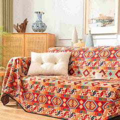 Moroccan Jacquard Multifunctional Throw Blanket Outdoor Garden Sofa Cover Sofa Throws
