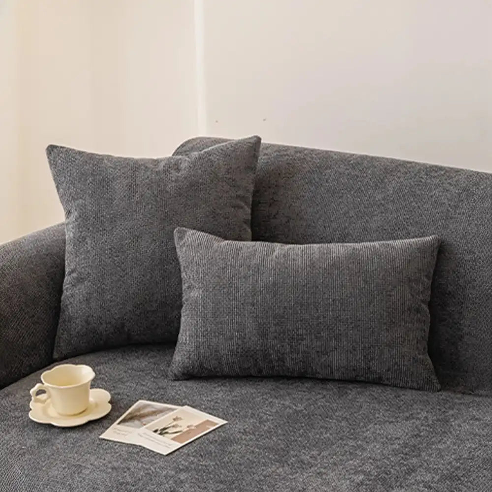 One-Piece Chenille Scratch-Resistant Durable Water-Repellent Stretch  Non-Slip Corner Couch Cover