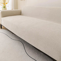 One-Piece Chenille Scratch-Resistant Water-Repellent Non-Slip Couch Cover & Office Chair Protector