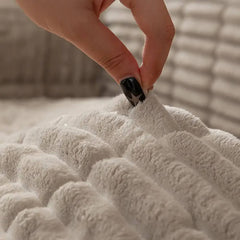 Waterproof One-Piece Cosy Flannel Sofa Protection Non-Slip Sofa Cover