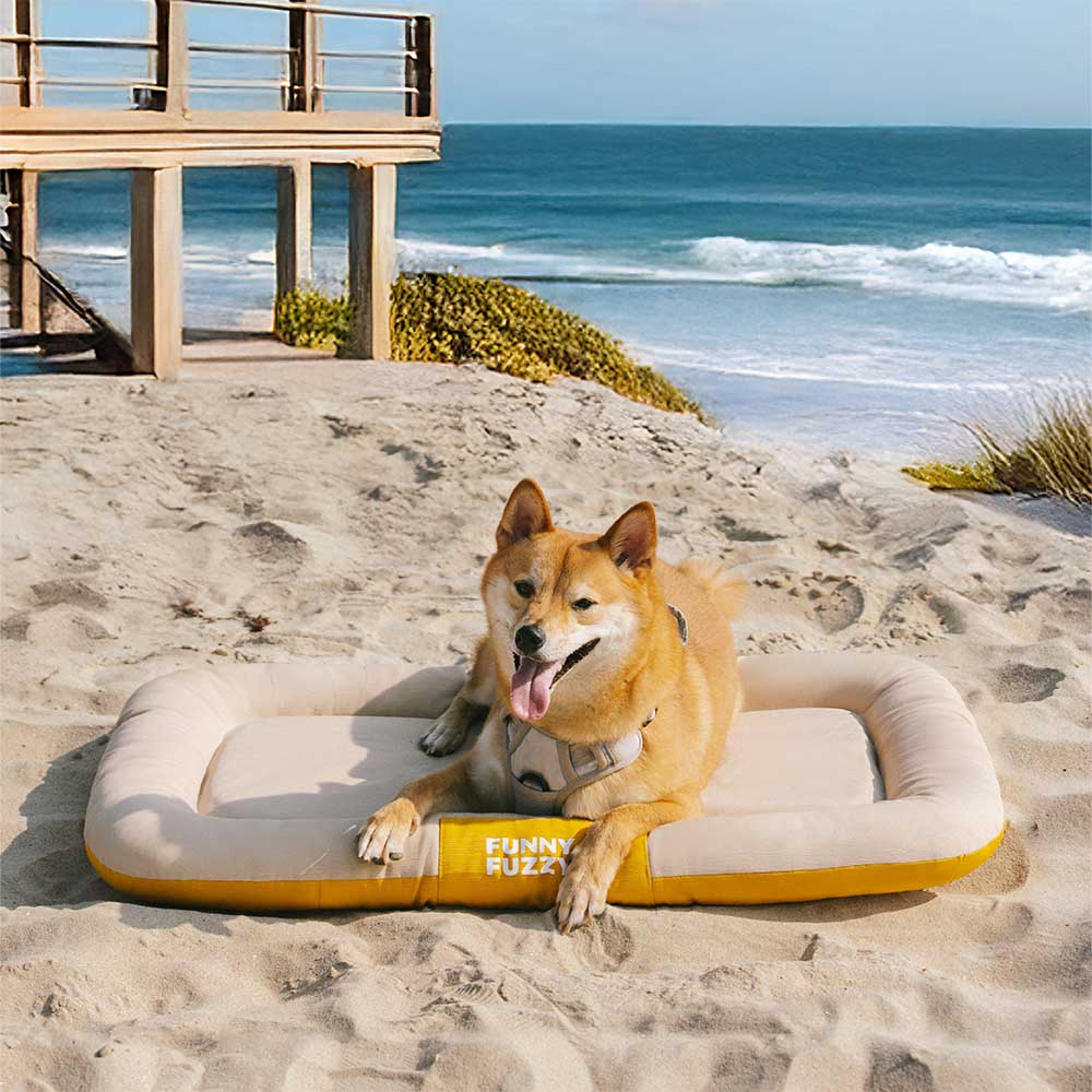 Outdoor Waterproof & Scratch-Resistant Colour-blocked Orthopaedic Dog Bed Dog Mat - Trek Lounge