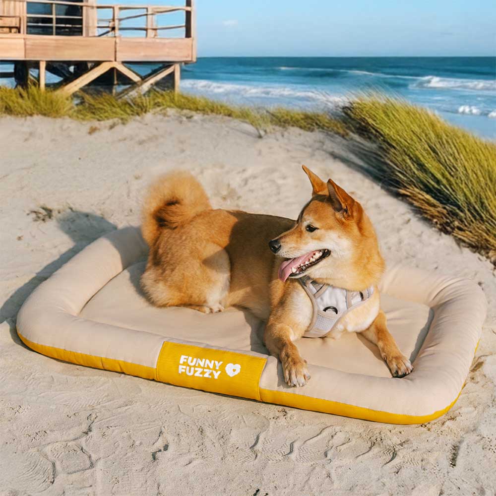 Outdoor Waterproof & Scratch-Resistant Colour-blocked Orthopaedic Dog Bed Dog Mat - Trek Lounge