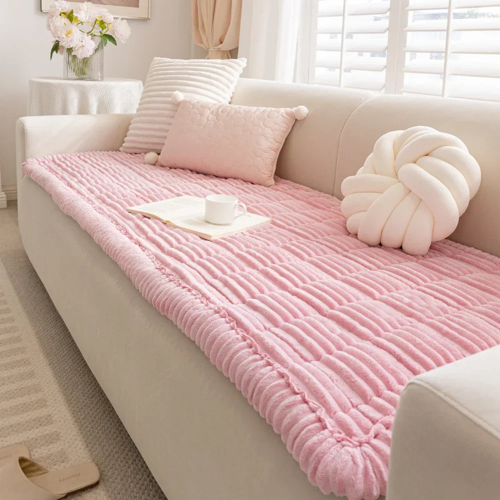 Waterproof Lazy Soft Flannel Breathable Pet Mat Non-slip Sofa Cover