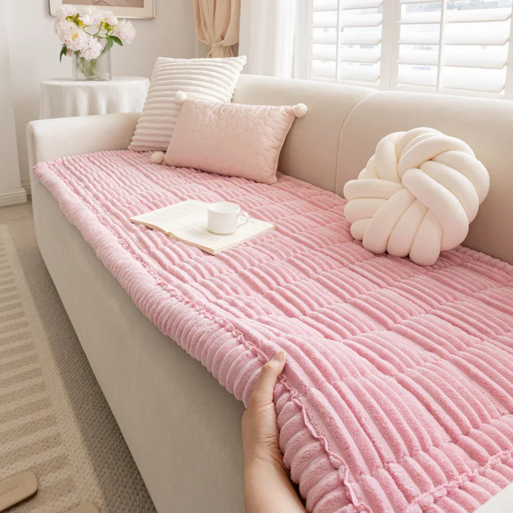 Waterproof Lazy Soft Flannel Breathable Pet Mat Non-slip Corner Couch Cover