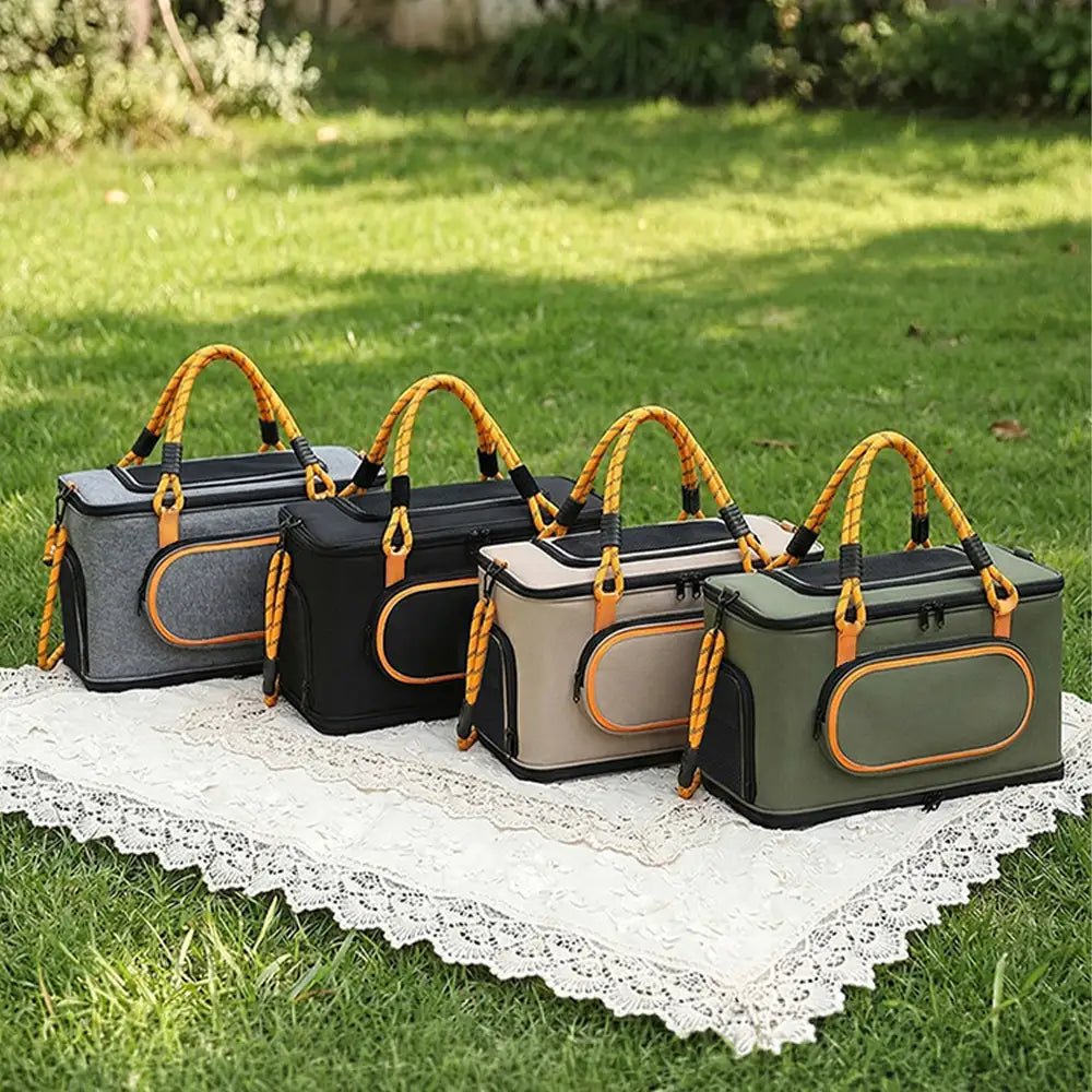 Portable Travel Breathable Cat Carrier Bag for Travel Airline Approved