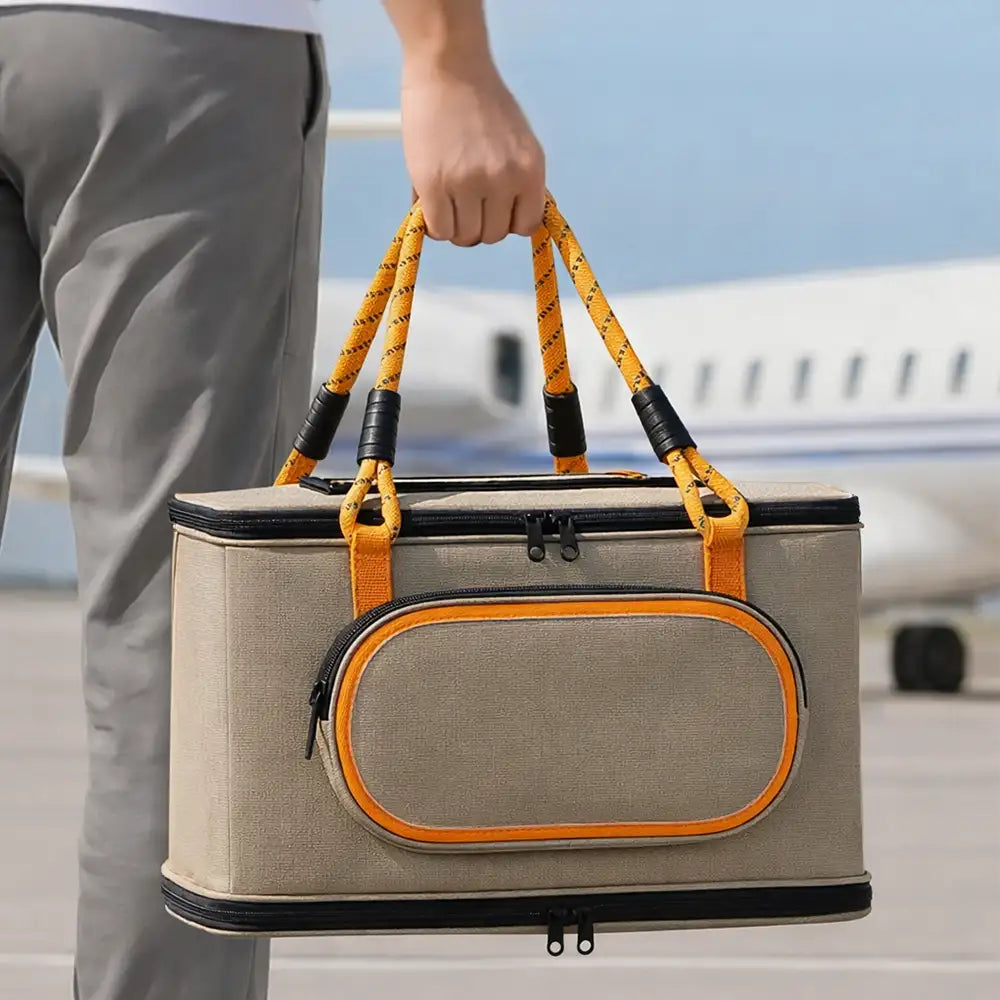Portable Travel Breathable Cat Carrier Bag for Travel Airline Approved