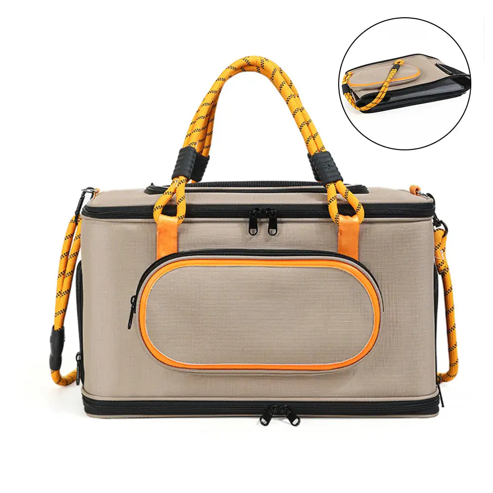 Portable Travel Breathable Cat Carrier Bag for Travel Airline Approved
