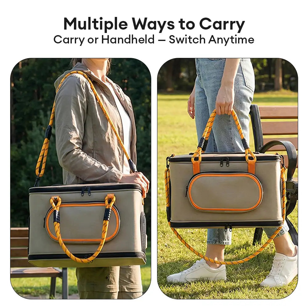 Portable Travel Breathable Cat Carrier Bag for Travel Airline Approved