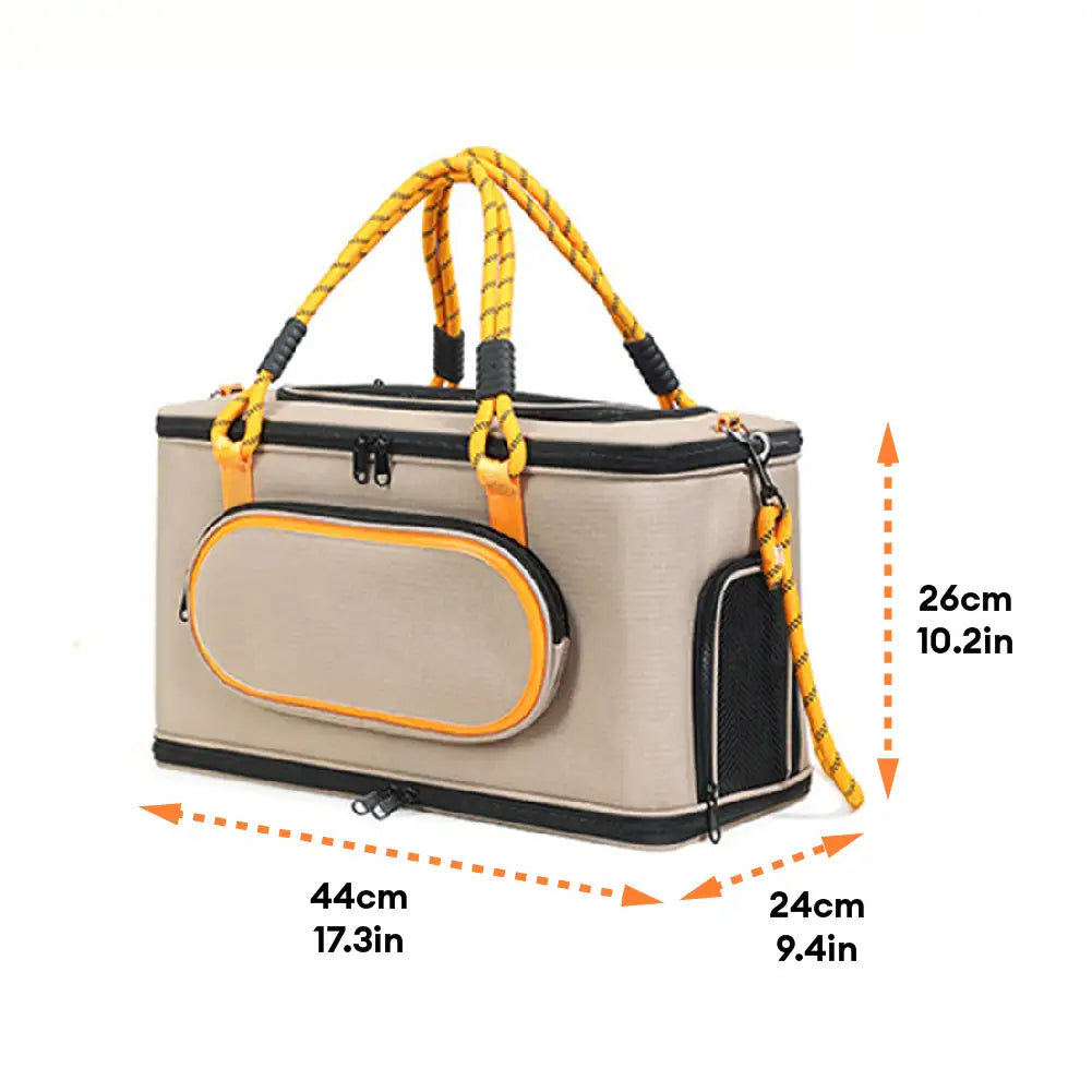 Portable Travel Breathable Cat Carrier Bag for Travel Airline Approved