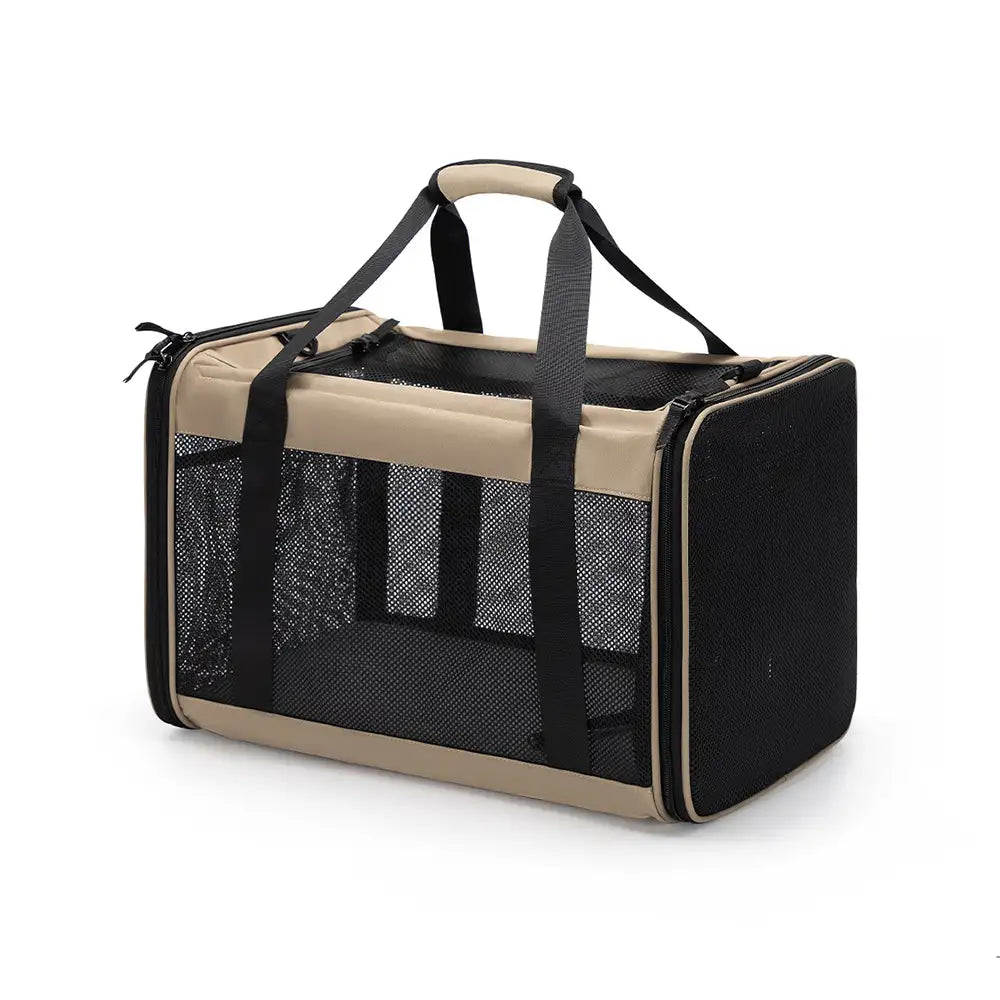 Protable Expandable Breathable Cat Carrier Bag for Travel and Vet