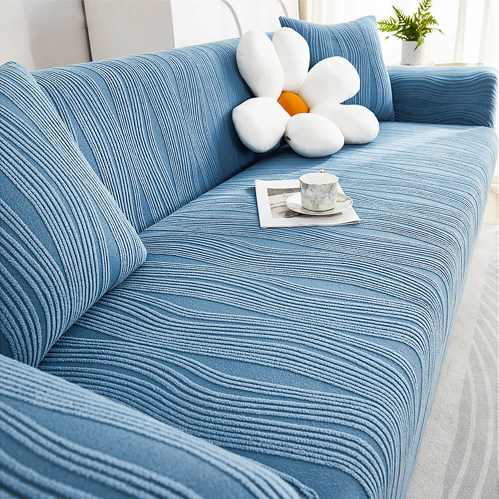 Jacquard Stretch Full-Coverage Armchair Covers Settee Covers Anti-scratch Sofa Cover
