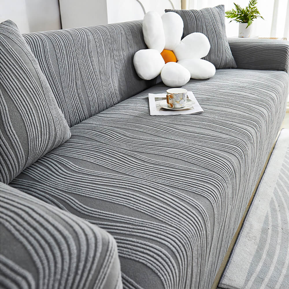 Jacquard Stretch Full-Coverage Armchair Covers Settee Covers Anti-scratch Sofa Cover