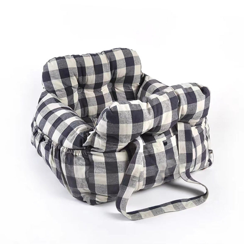 Portable ISOFIX Dog Car Seat Bed