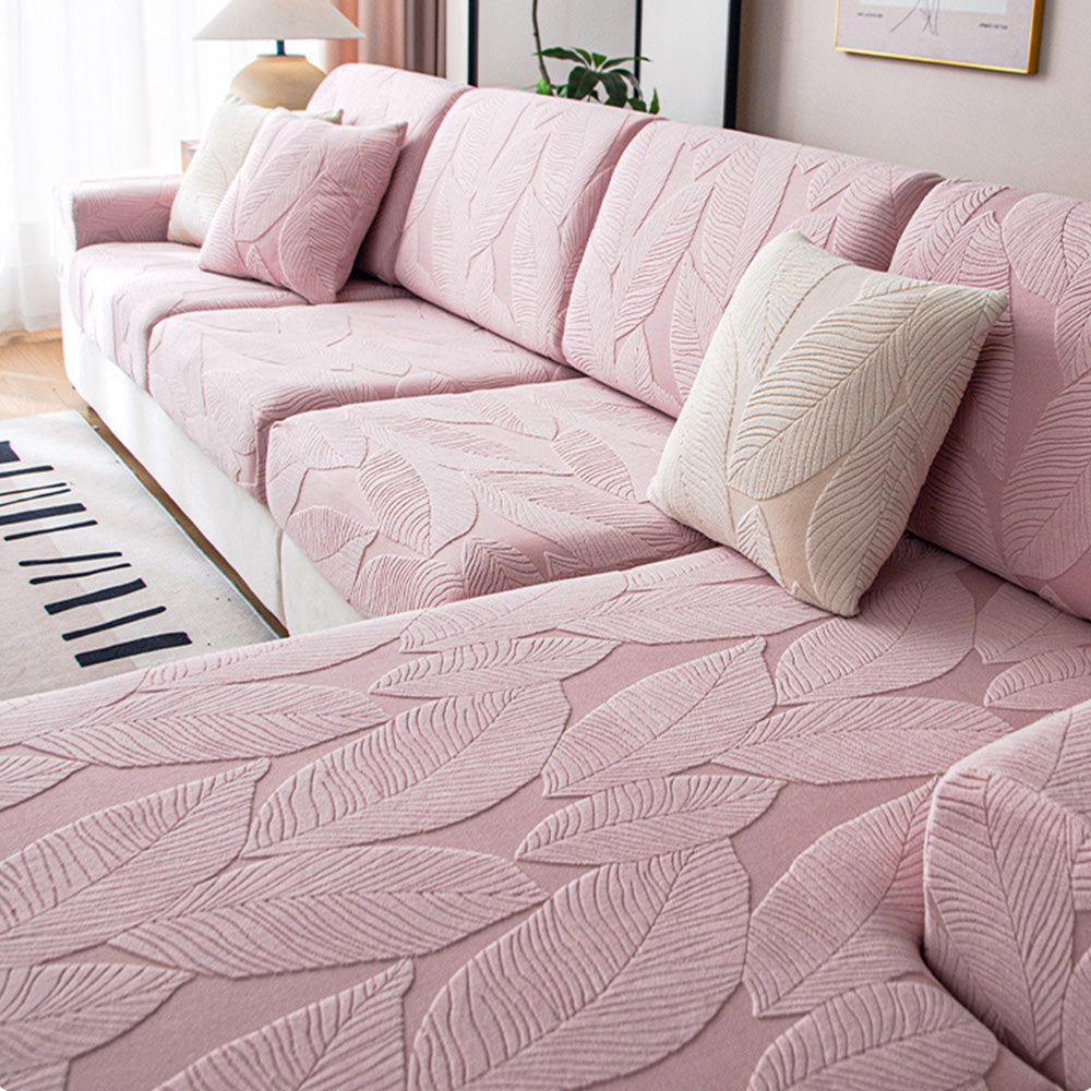 Jacquard Water-Repellent Anti-Scratch Stretch Outdoor Garden Sofa Cover