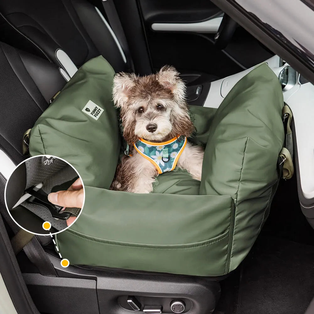 Waterproof ISOFIX Dog Car Seat Bed - First Class