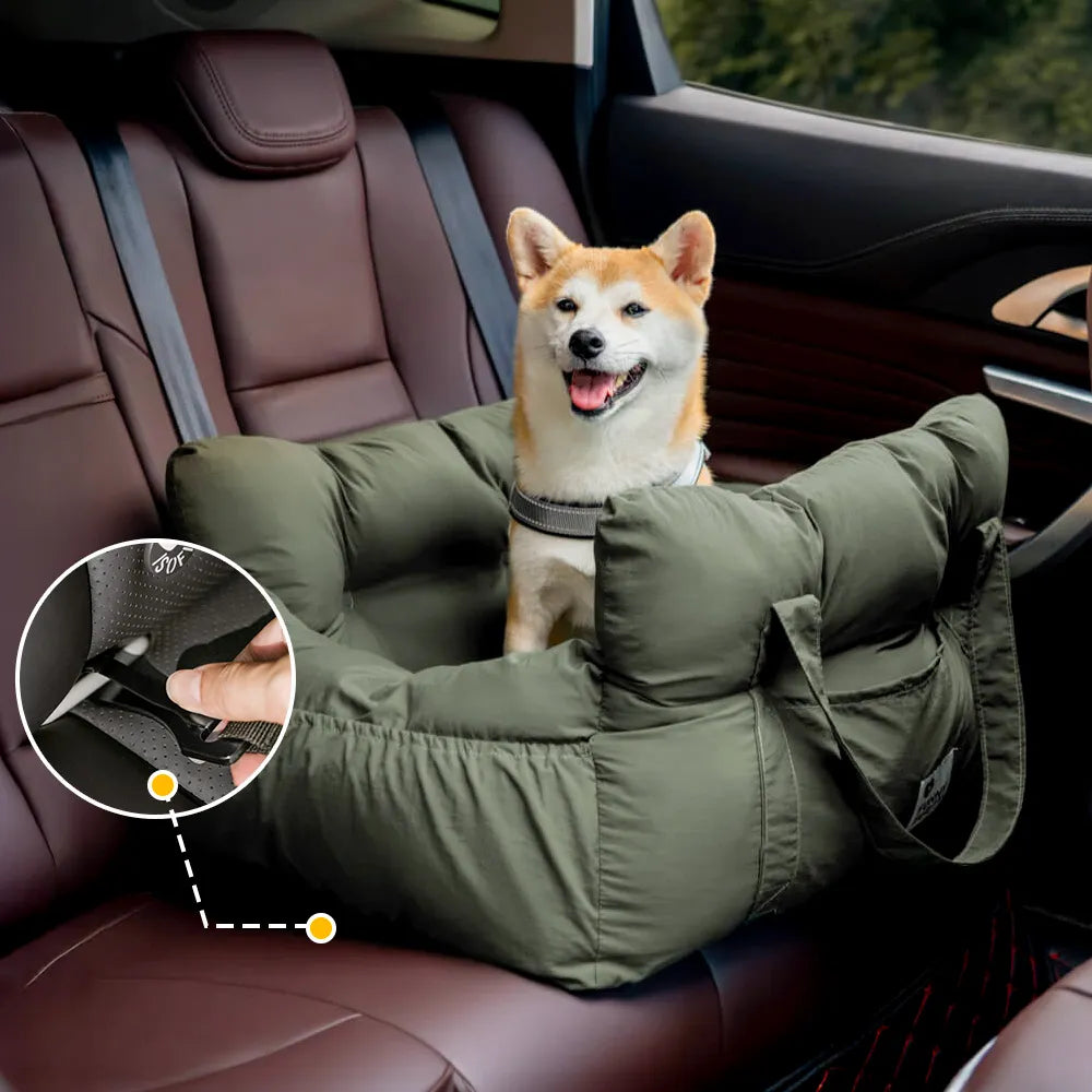 ISOFIX Dog Car Seat Bed with ISOFIX System - First Class