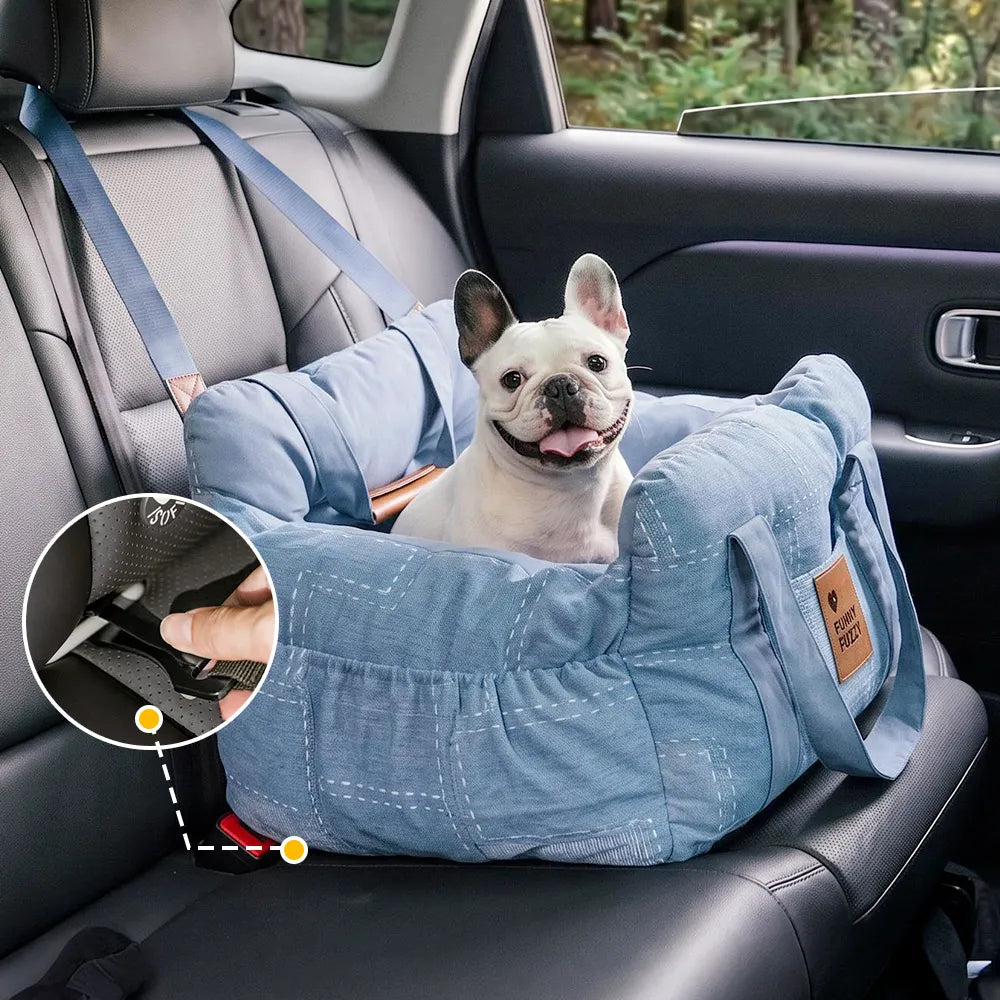 Portable ISOFIX Dog Car Seat Bed