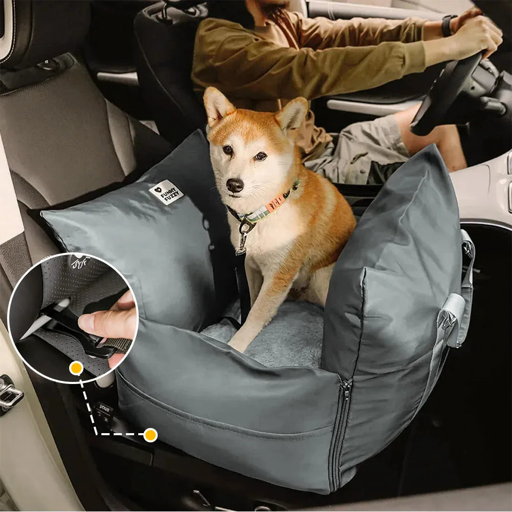 ISOFIX Dog Car Seat Bed with ISOFIX System - First Class
