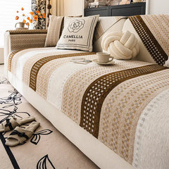 Skin-Friendly Breathable Chenille Sofa Protection Scratch-Resistant Non-Slip Sofa Cover