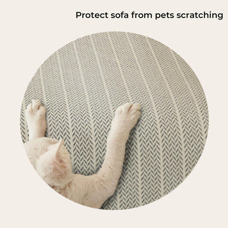 Solid Colour Chenille Anti-scratch Herringbone Outdoor Garden Sofa Cover